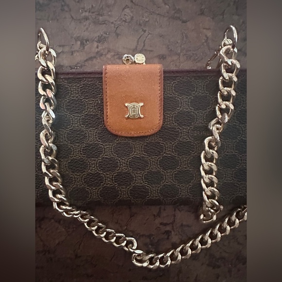 CELINE Long Wallet on a Chain - Monogram - Shoulder Bag - Refinished retrofit! - Picture 2 of 9